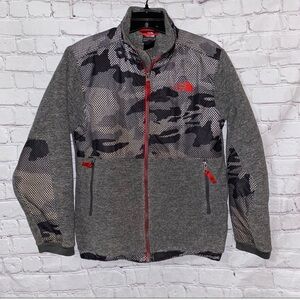 The North Face Boys Gray and Red Performance Jacket